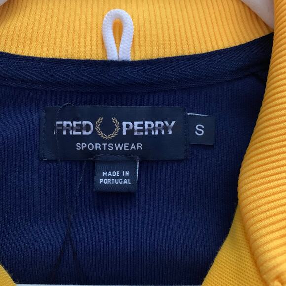 FRED PERRY SPORTSWEAR Track Jacket Training Tennis Golf Full Zip Athletic NWOT - Picture 11 of 14